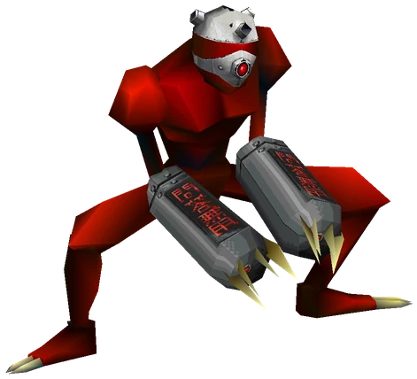 Special Combatant enemy model from Final Fantasy VII