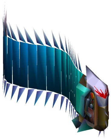 Sword Dance enemy model from Final Fantasy VII