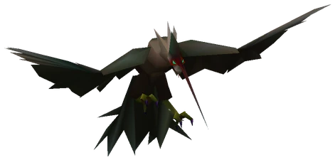 Thunderbird enemy model from Final Fantasy VII