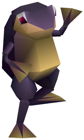 Toxic Frog enemy model from Final Fantasy VII
