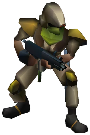 Underwater MP enemy model from Final Fantasy VII