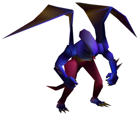 Valron enemy model from Final Fantasy VII