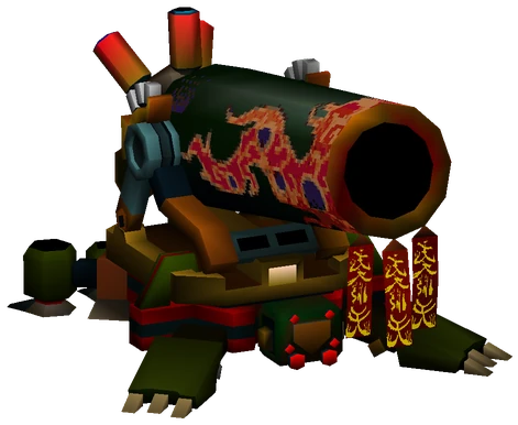 XCannon enemy model from Final Fantasy VII