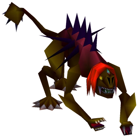 Zenene enemy model from Final Fantasy VII