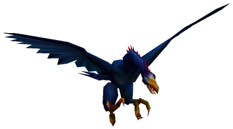 Zuu enemy model from Final Fantasy VII