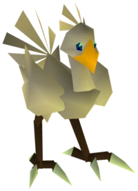 Yellow Chocobo field model from Final Fantasy VII