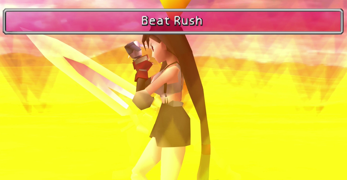 Tifa using Beat Rush