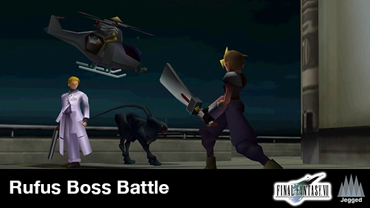 Thumbnail of the video for the boss battle against Rufus