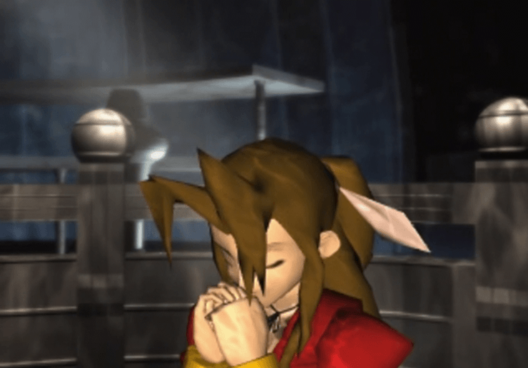 Aeris praying