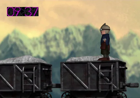 Chasing the Huge Materia train in Mount Corel
