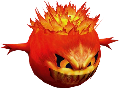 Bomb inside the Fire Cavern