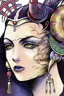 Edea as she approaches the podium in Deling City