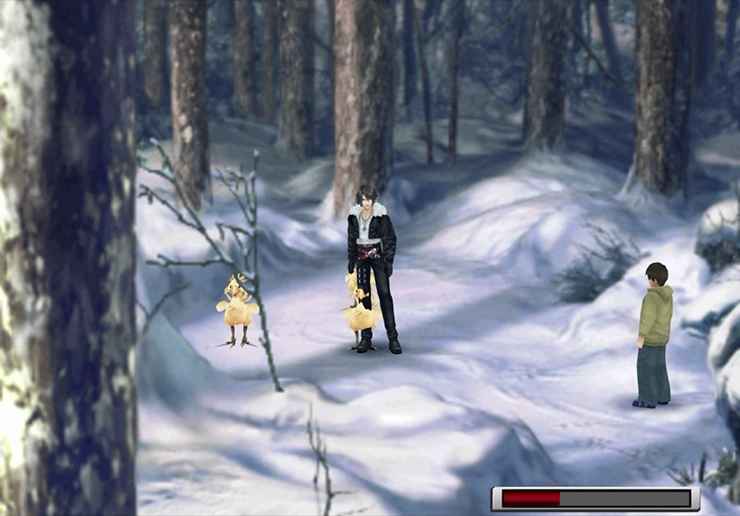 The second ChocoZiner spot, standing on one of the Chicobos in the Chocobo Basic’s Forest