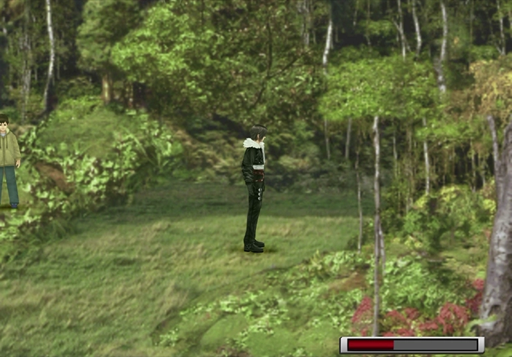 The first ChocoZiner location in the middle of the Chocobo Forest of Fun