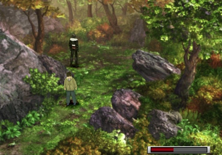 The first ChocoZiner location behind Chocoboy in the Chocobo Enclosed Forest