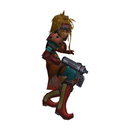 Rikku in the Alchemist Dressphere