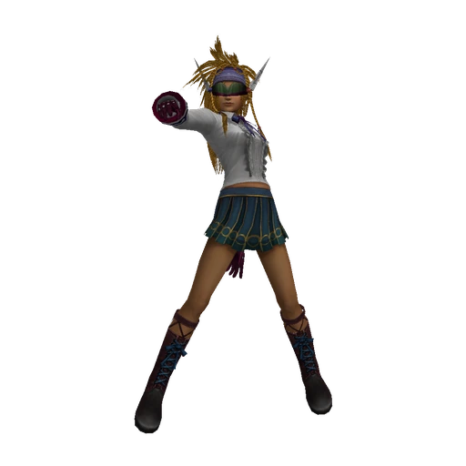 Rikku in the Psychic Dressphere