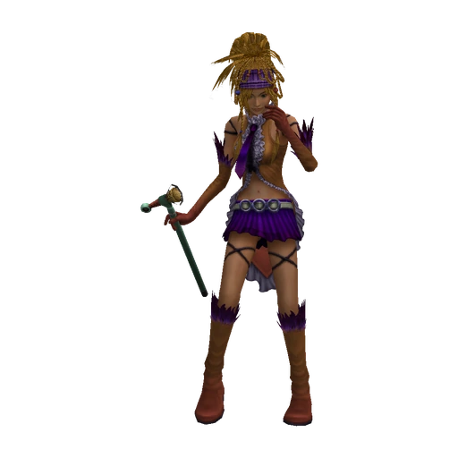 Rikku in the Songstress Dressphere