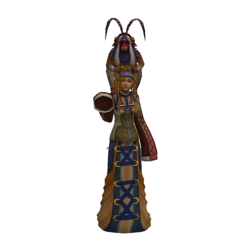 Rikku in the Trainer Dressphere