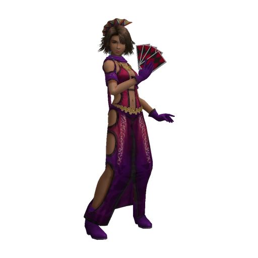 Yuna in the Lady Luck Dressphere