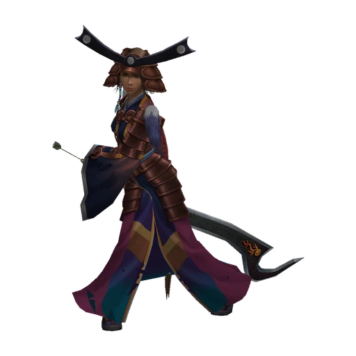 Yuna in the Samurai Dressphere