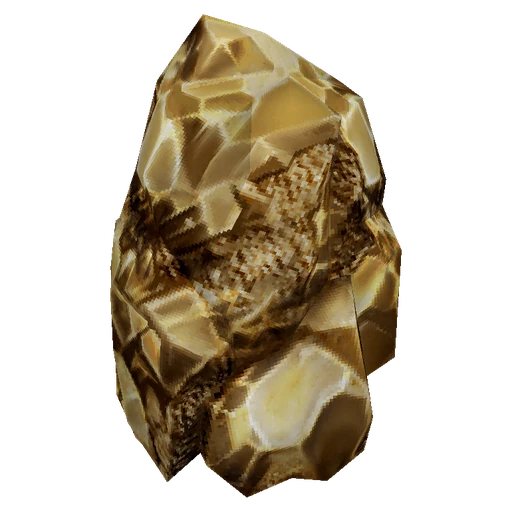 Gold stone item