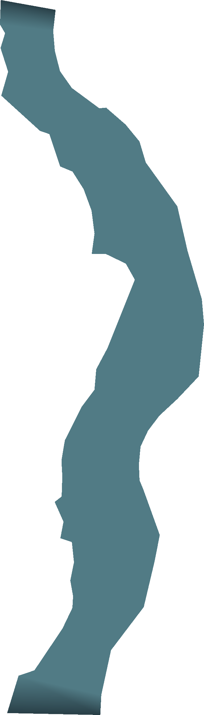 Map of the Ancient Road area on the way to Besaid Beach