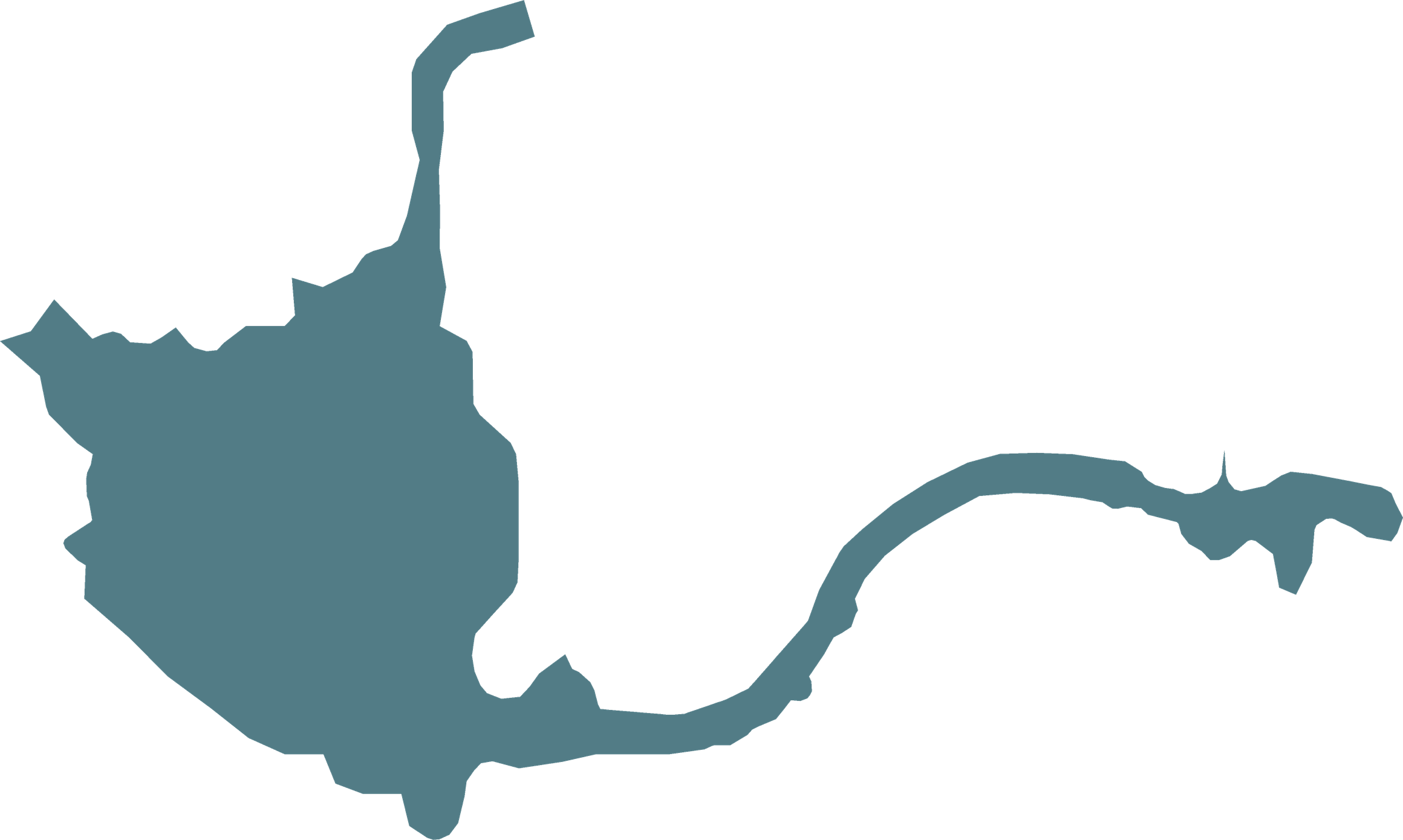 Gorge area of the Calm Lands