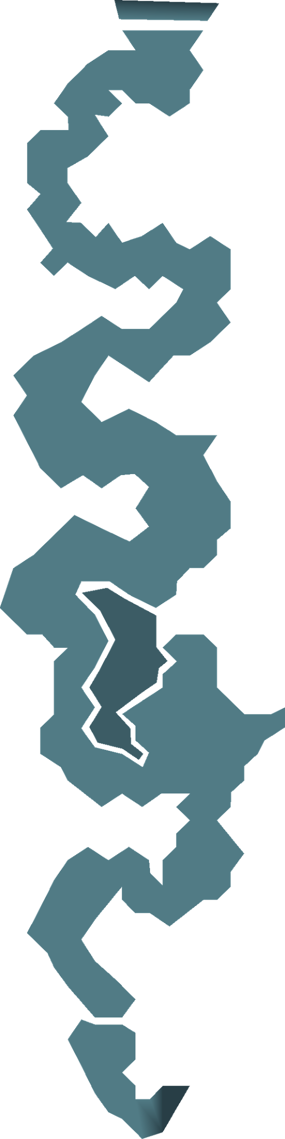 Map of Mushroom Rock Road