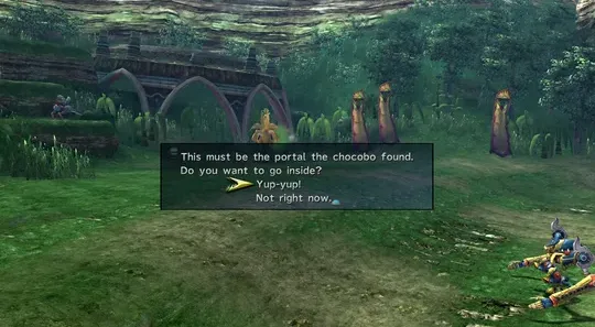 Entrance to the Fiend Colony from Mi’ihen Highroad