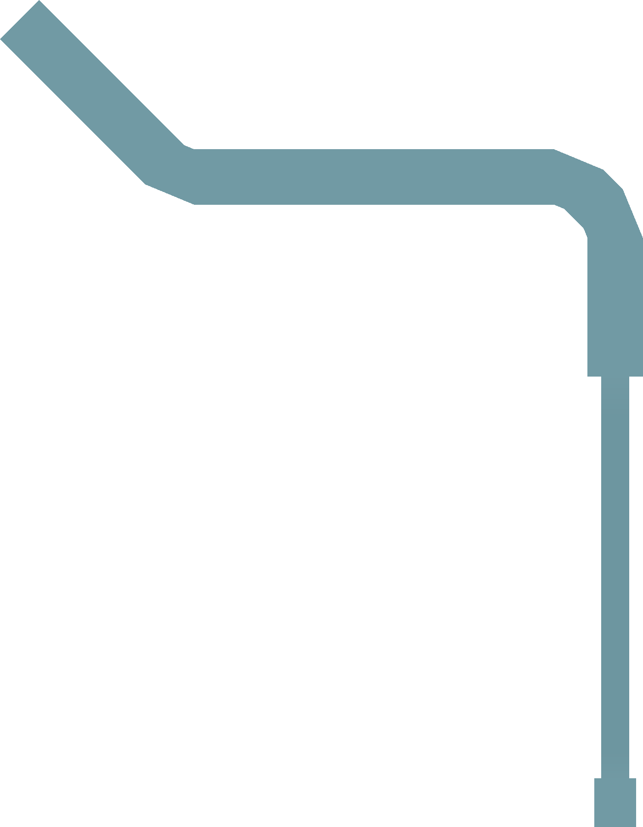 Map of Via Infinito random map 2