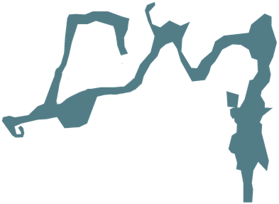 Map of the Mt. Gagazet Mountain Trail (first half)