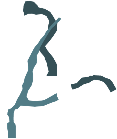 Map of the Mt. Gagazet Submerged Passage (Part 1)