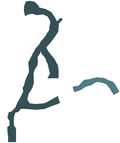 Map of the Mt. Gagazet Submerged Passage (Part 3)