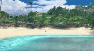 The beach on Besaid Island