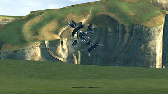 Screenshot of Black Element in a battle at the Monster Arena