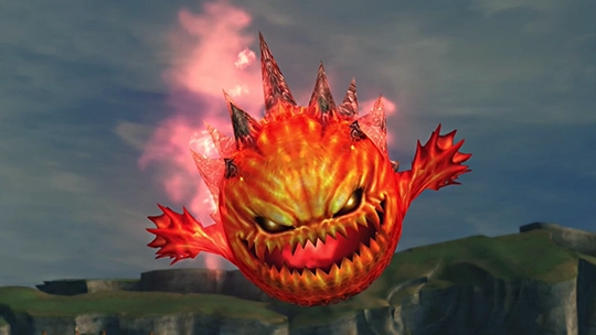 Screenshot of Bomb in a battle at the Monster Arena