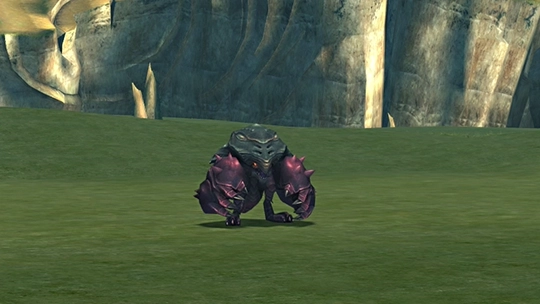 Screenshot of Halma in a battle at the Monster Arena