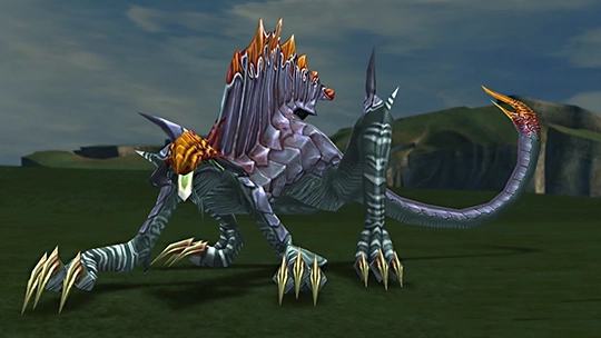 Screenshot of Melusine in a battle at the Monster Arena