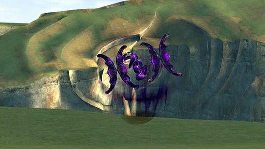 Screenshot of Nega Elemental in a battle at the Monster Arena