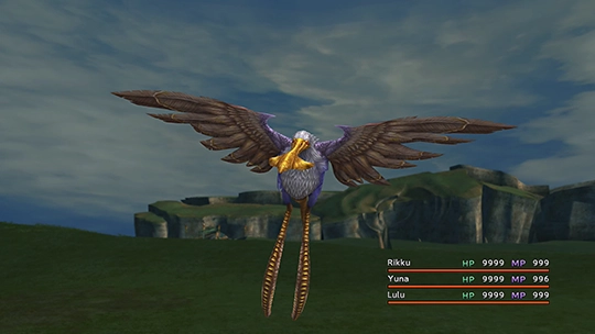 Screenshot of Condor in a battle at the Monster Arena