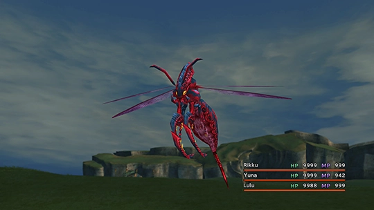 Screenshot of Nebiros in a battle at the Monster Arena