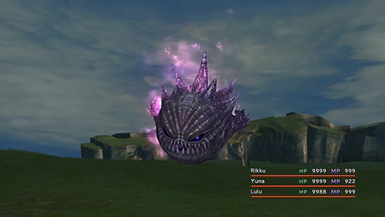 Screenshot of Grenade in a battle at the Monster Arena