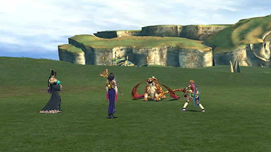 Screenshot of Coeurlregina in a battle at the Monster Arena