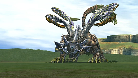 Screenshot of Th’uban in a battle at the Monster Arena