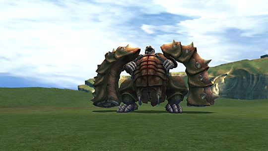 Screenshot of Vorban in a battle at the Monster Arena