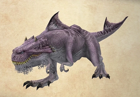 Bestiary screenshot of an Archaesaur