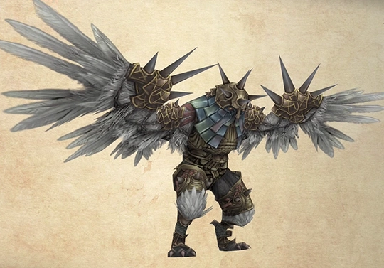 Bestiary screenshot of a Bagoly