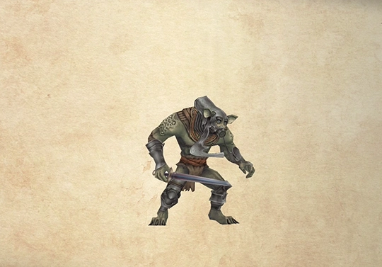 Bestiary screenshot of a Baknamy