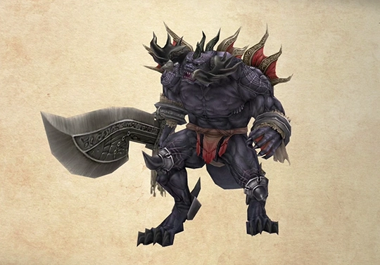 Bestiary screenshot of a Behemoth